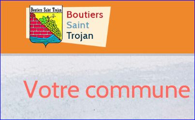 pseudo-blason de BOUTIERS SAINT TROJAN
